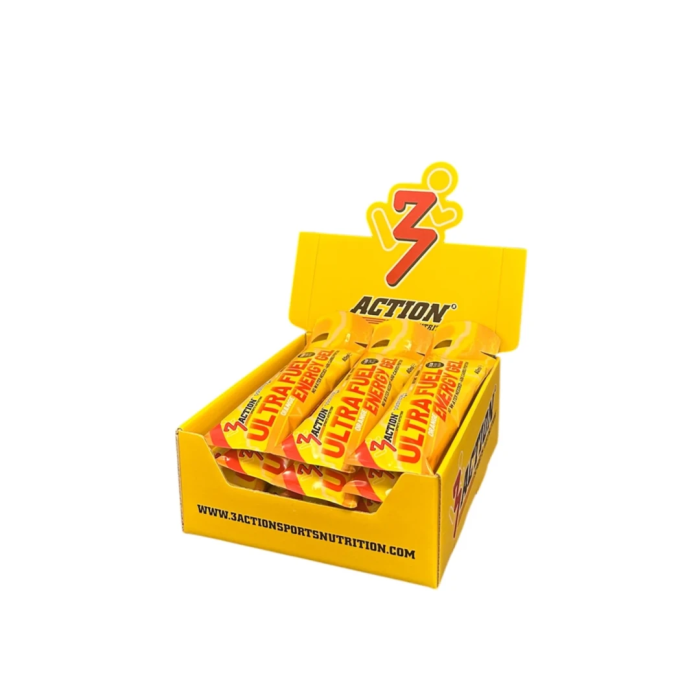 3ACTION DOOS ULTRA FUEL ENERGY GEL ORANGE 15 STUKS - Fashion For Cycling