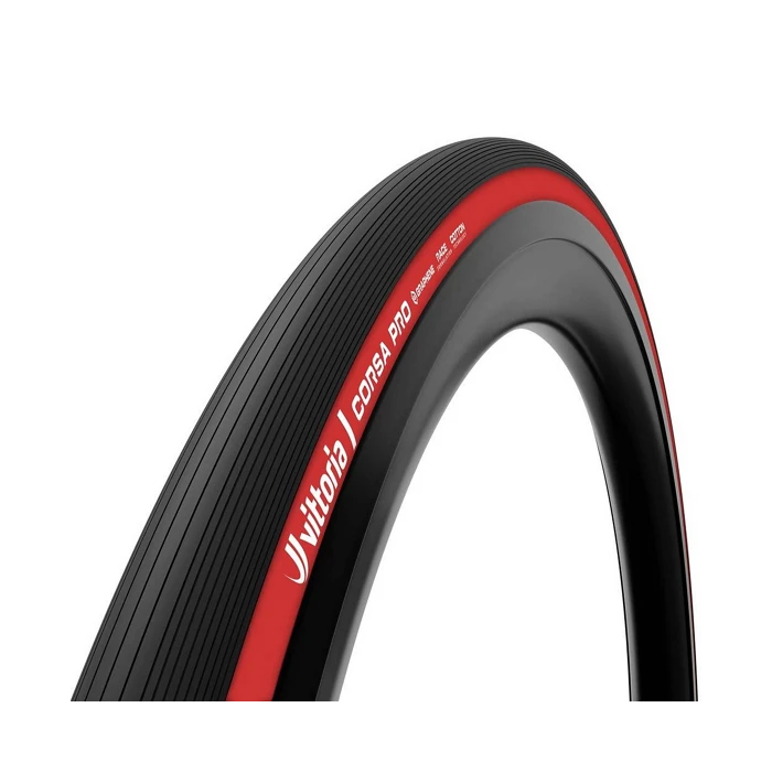 BTB VITTORIA CORSA PRO TLR RED TLD 28C - Fashion For Cycling