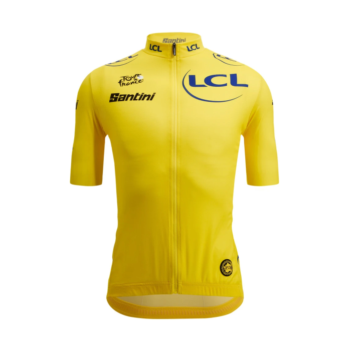 FIETSSHIRT SANTINI TOUR DE FRANCE YELLOW JERSEY Fashion For Cycling
