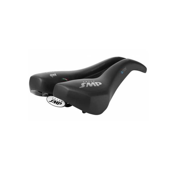 Selle vélo route SMP TRK Medium Gel rembourrage gel confort rails acier